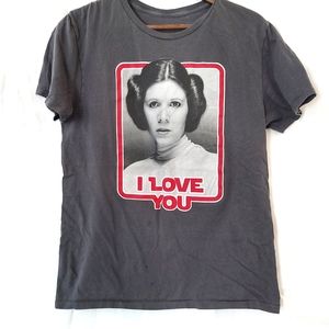 Disney Star wars I love you tee size medium-O